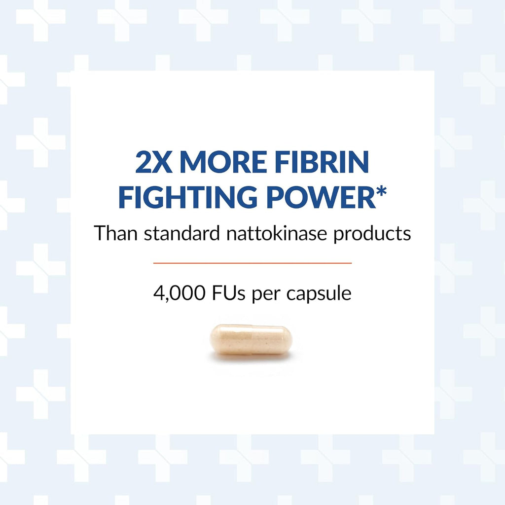 Arthur Andrew Medical Nattovena Nattokinase 4000 FU 180 Capsules