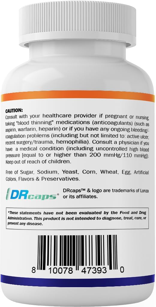 Vitamatic Nattokinase Supplement 4,000 FU, 120 Cápsulas de Liberación Retardada