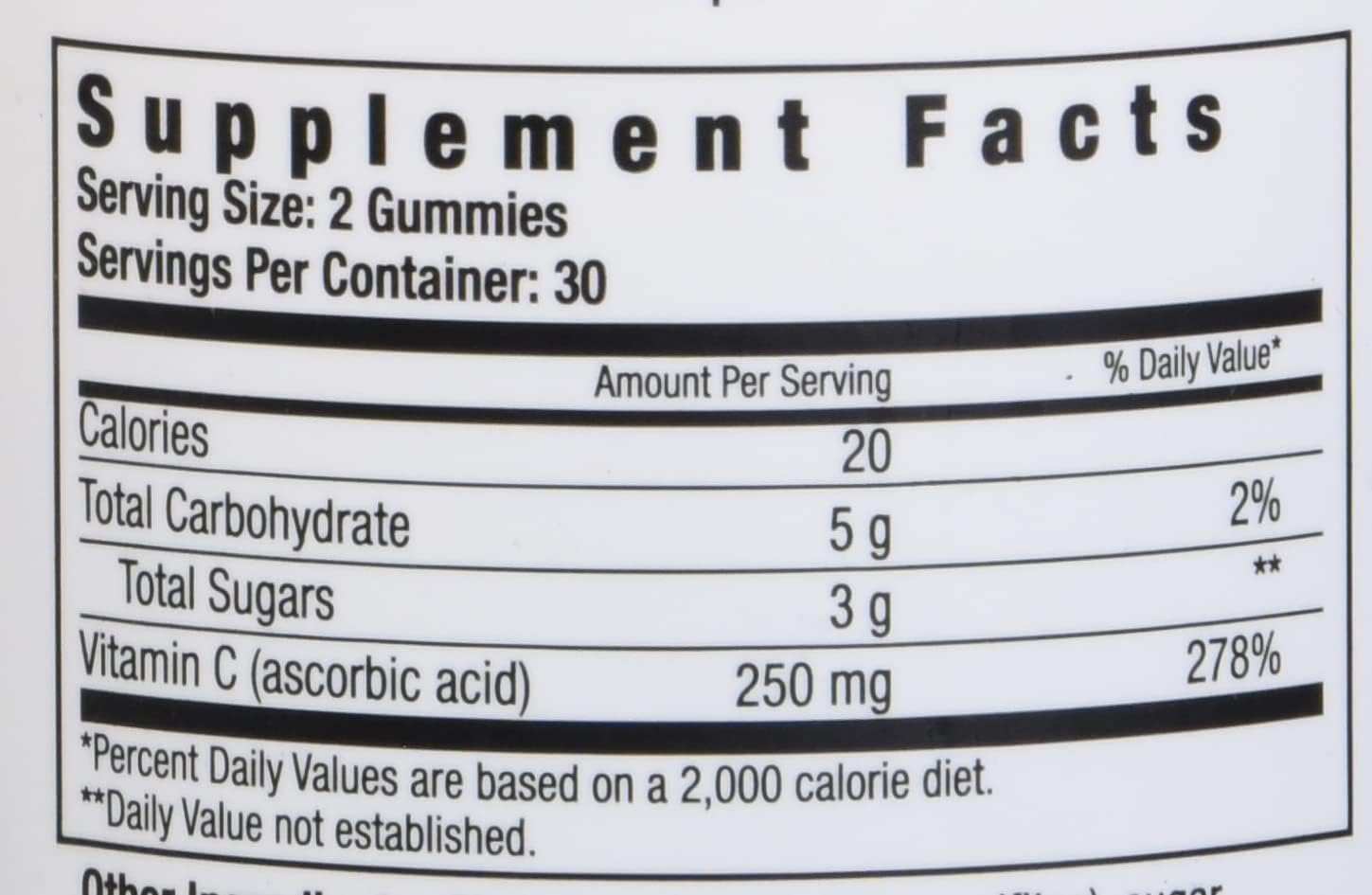NutritionWorks Vitamin C 250 mg Gominolas, 60 Gominolas