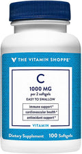 Vitamina C 1.000 mg – The Vitamin Shoppe (100 cápsulas blandas)