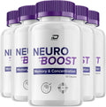Neuro Boost Focus Supplement - 300 Cápsulas (5 Paquetes)