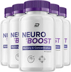 Neuro Boost Focus Supplement - 300 Cápsulas (5 Paquetes)