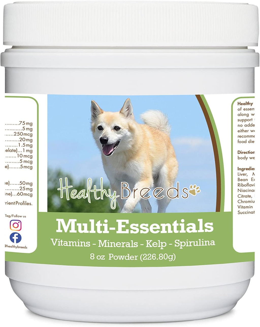 Healthy Breeds Norwegian Buhund Multi-Essentials Powder for Dogs - 8 oz (227 g)