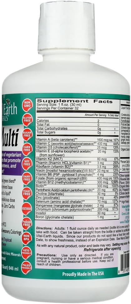 Vital Earth Minerals Super Multi Maracuyá - 946 ml