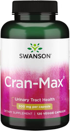Swanson Cran-Max 500 mg 120 Cápsulas Vegetales (Pack de 2)