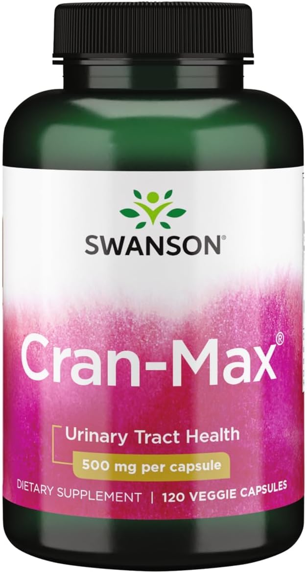 Swanson Cran-Max 500 mg 120 Cápsulas Vegetales (Pack de 2)