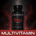 Bucked Up Stag Multivitamin para Hombres - Fórmula Completa de Vitaminas - Vitalidad, Inmunidad y Función Muscular (60 Cápsulas)