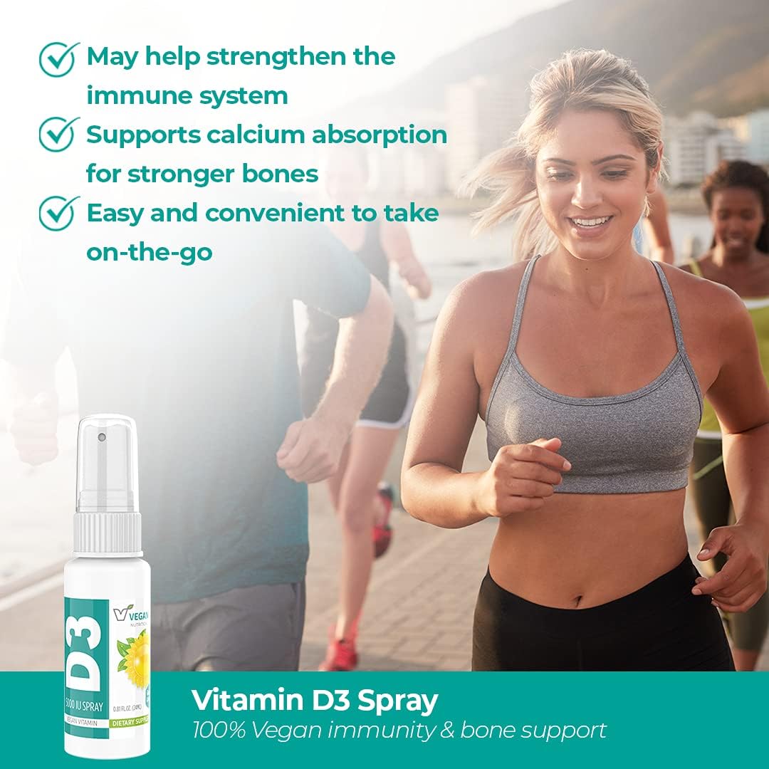 Vitamina D3 5000 IU con K2 en Spray - Vegan Life Nutrition