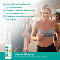 Vitamin D3 5000 IU Spray Supplement con K2, Vegano, 0.81 oz