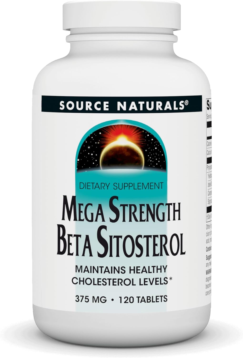 Source Naturals Mega Strength Beta Sitosterol 375mg - 120 Comprimidos