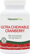 NaturesPlus Ultra Chewable Cranberry - 90 Comprimidos Masticables de Arándano