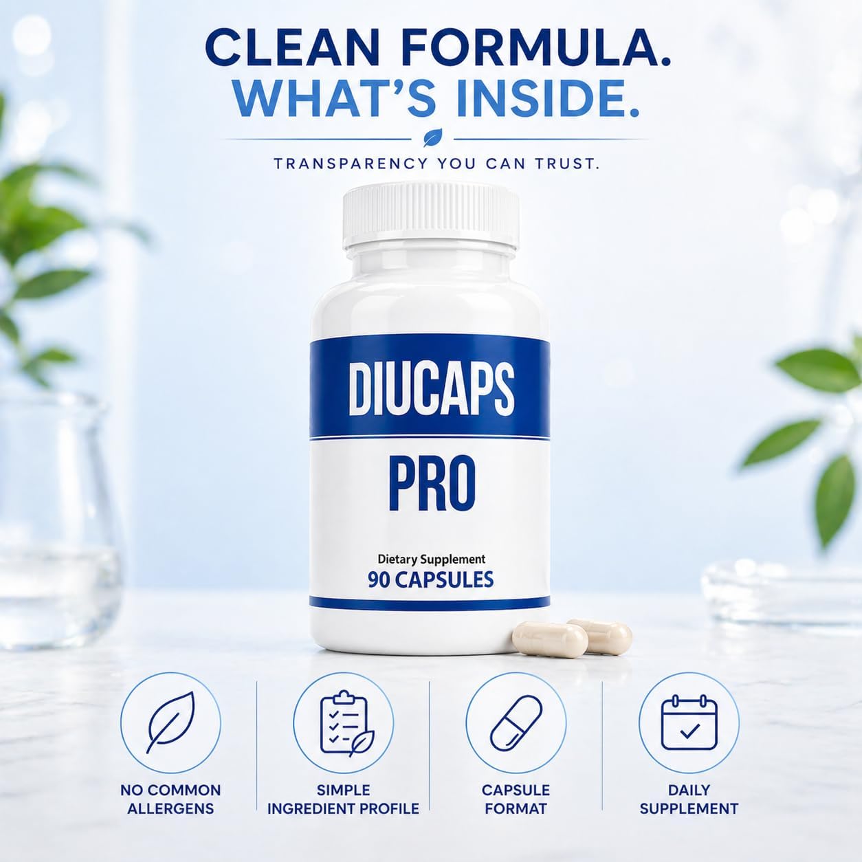 Legere Pharmaceuticals Diucaps 90 Cápsulas