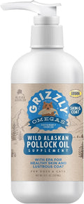 Grizzly Pet Products Aceite de Abadejo para Perros, 946 ml