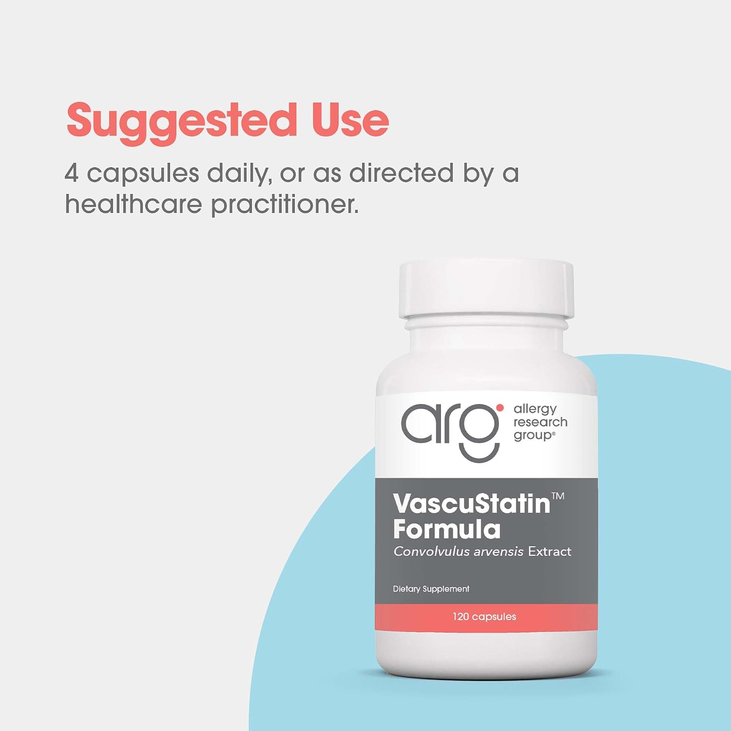 Allergy Research Group VascuStatin Formula - 120 Cápsulas