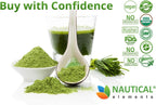 Polvo de Wheatgrass Orgánico Certificado USDA - Hierba de Trigo en Polvo - Vegano y Sin OGM