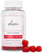 Elon Biotin Gummies – Gominolas de Biotina 5000 mcg para Cabello, Piel y Uñas (60 unidades)