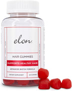 Elon Biotin Gummies – Gominolas de Biotina 5000mcg para Cabello, Piel y Uñas – 60 Unidades