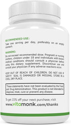 VitaMonk L-Teanina 400mg - 60 Cápsulas