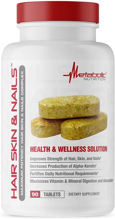 Metabolic Nutrition Hair Skin & Nails – Vitamina A: contribuye al mantenimiento de la piel y las mucosas en – Image 1