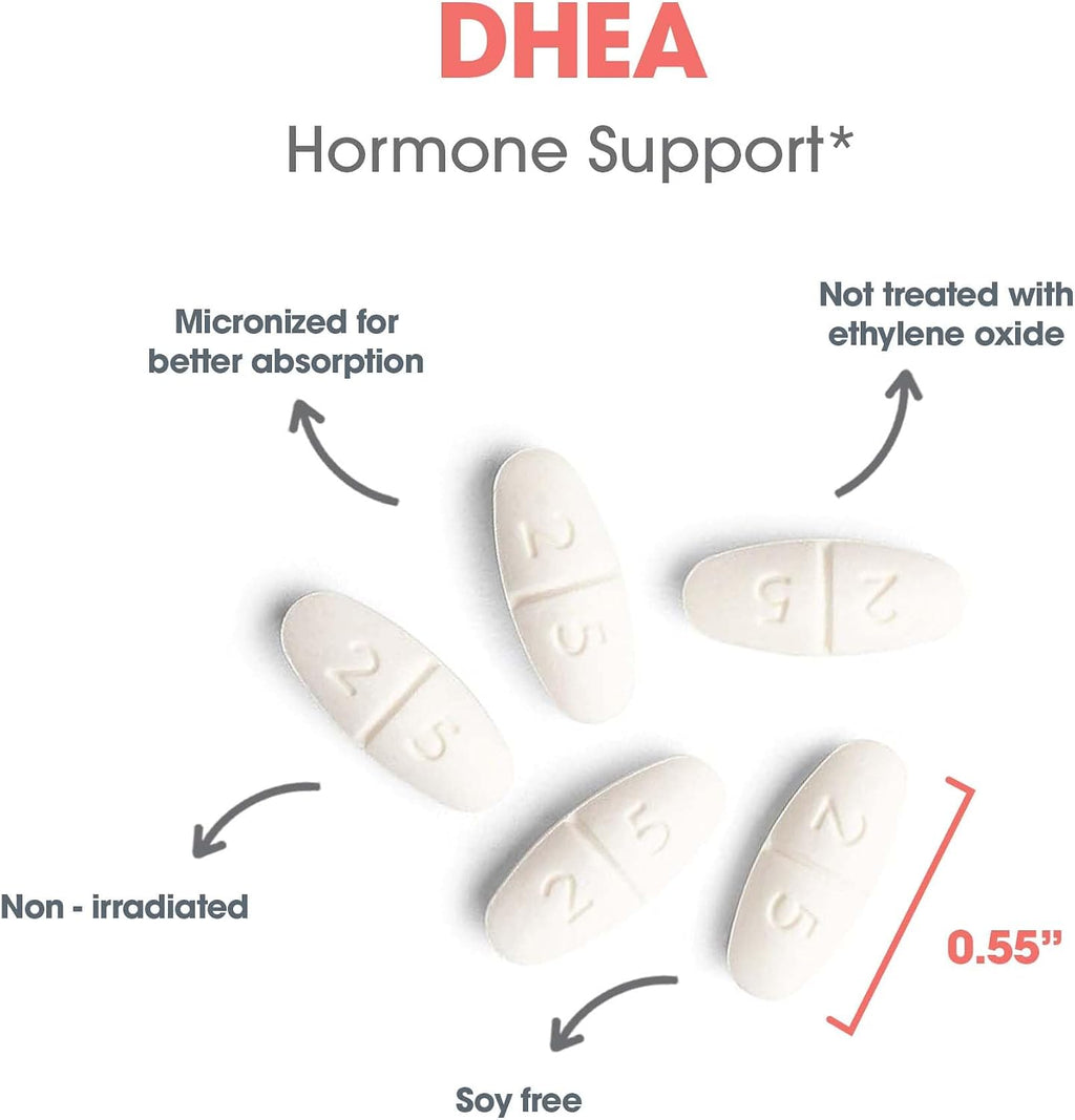 Allergy Research Group DHEA 25 mg Micronizado - Matriz Lipídica - 60 Cápsulas