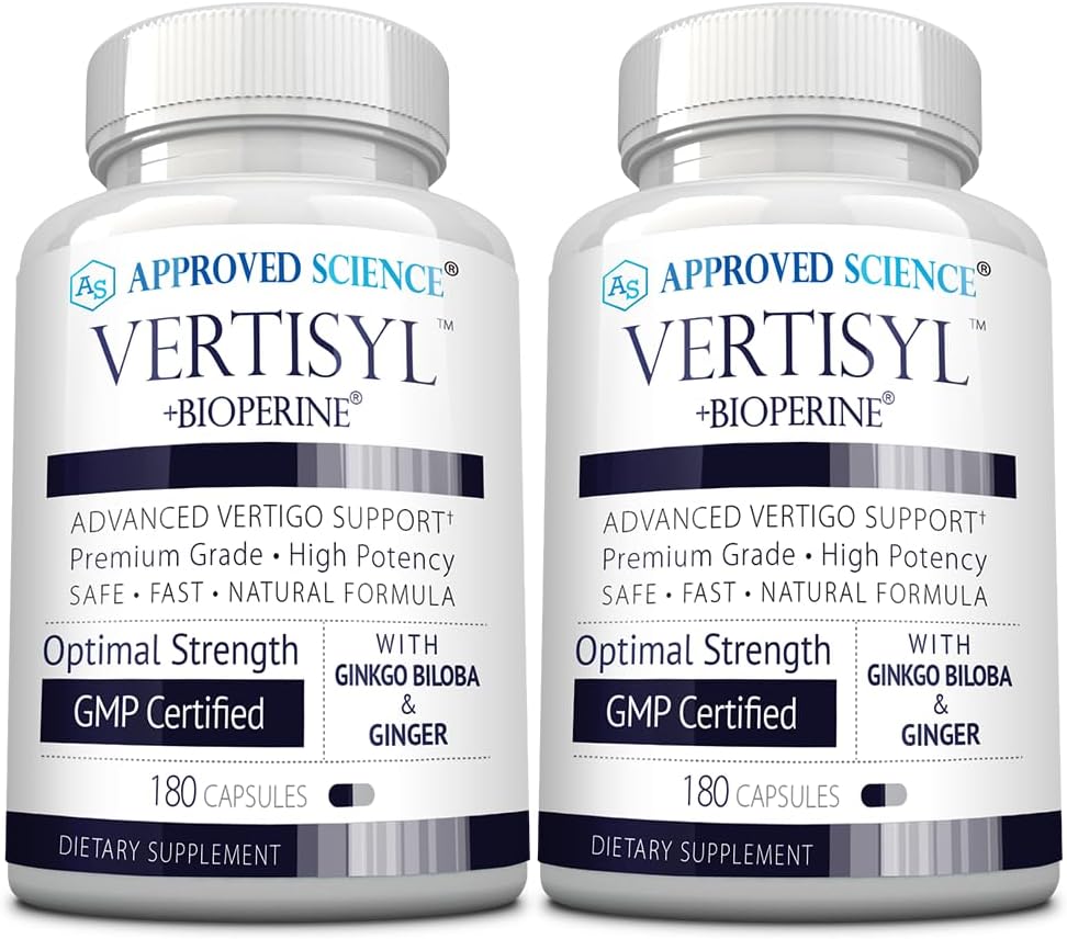 Approved Science VertiSyl - Ginkgo Biloba, Jengibre, Vitamina D3, BioPerine - 60 Cápsulas
