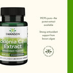 Swanson Ecklonia Cava Extract - Extracto de Ecklonia Cava Estandarizado - 30 Cápsulas Veganas (2 Paquetes)