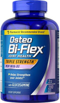 Osteo Bi Flex Suplemento con Glucosamina 1500 mg y Vitamina D 1000 UI, 200 Comprimidos