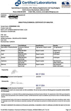Suplemento de Espermidina 3HCL - 120 Cápsulas de 10 mg - Certificados de Análisis por Lote - Espermidina Trihidrocloruro