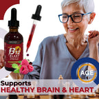 Bricker Labs B-12 Blast Liquid Vitamin B12 and Folic Acid, 59 ml (2 fl oz) - Raspberry Flavor