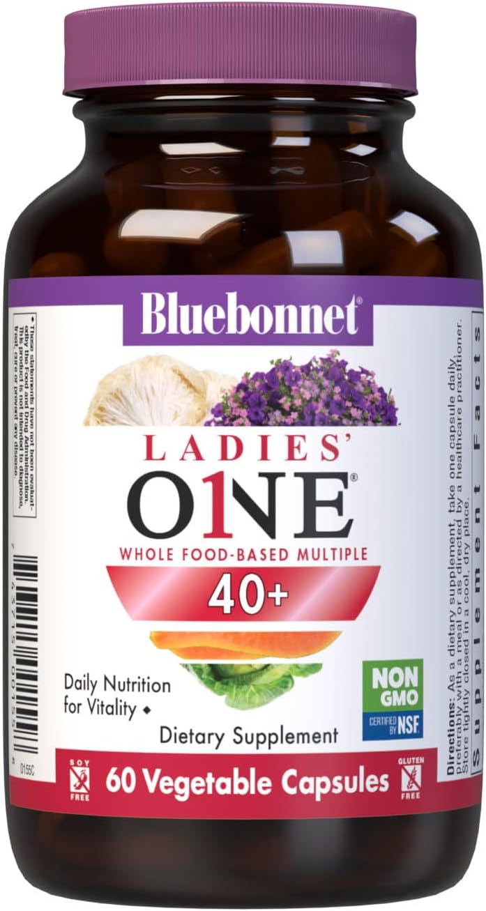 Bluebonnet Nutrition Ladies’ ONE 40+ Multivitamínico para Mujeres a partir de 40 años