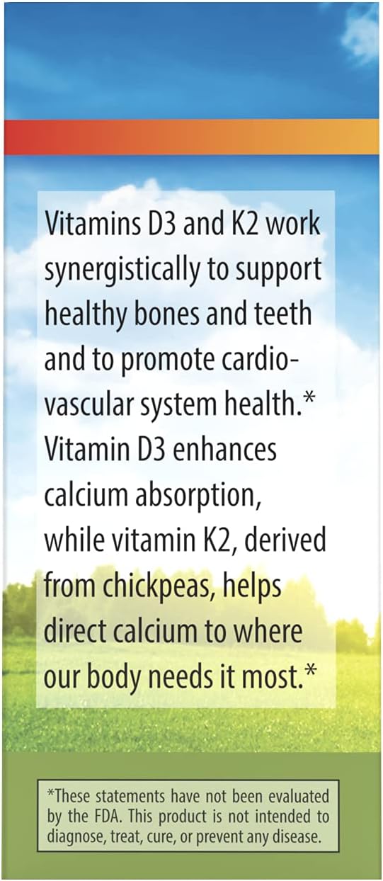 Carlson Super Daily D3 + K2, 90 gotas líquidas, 50 mcg D3 + 45 mcg MK-7