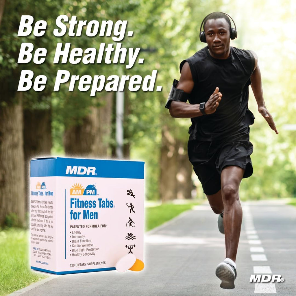 MDR Fitness Tabs Multivitamínico AM/PM para Hombres – 2 Meses