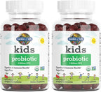 Garden of Life Probiótico Infantil 3 Mil Millones UFC, Sabor Cereza - Gominolas Sin Azúcar - Salud Digestiva e Inmunitaria - 30 Gominolas Vegetarianas