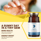 Nutri-Rich Vitamina D3 2000 UI (50 mcg) – Alta Potencia con Aceite MCT, No OGM, Sin Gluten, 90 Cápsulas Blandas