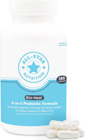 Bio-Heal® Probiótico 5-en-1 - 13 Mil Millones UFC, 12 Cepas + Vitaminas y Prebióticos