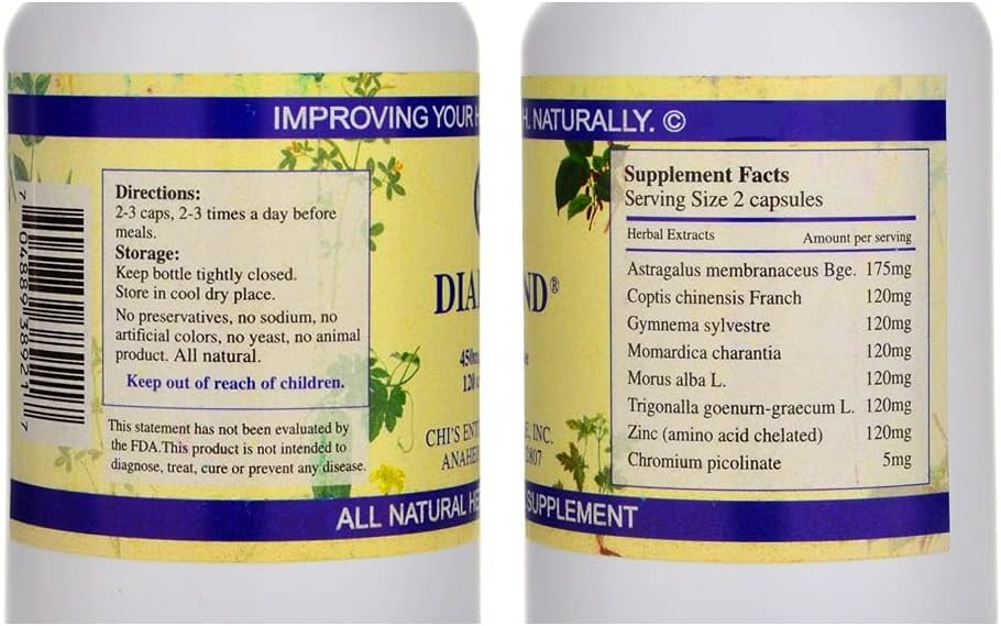 Chi Enterprise Diabend - 120 capsules