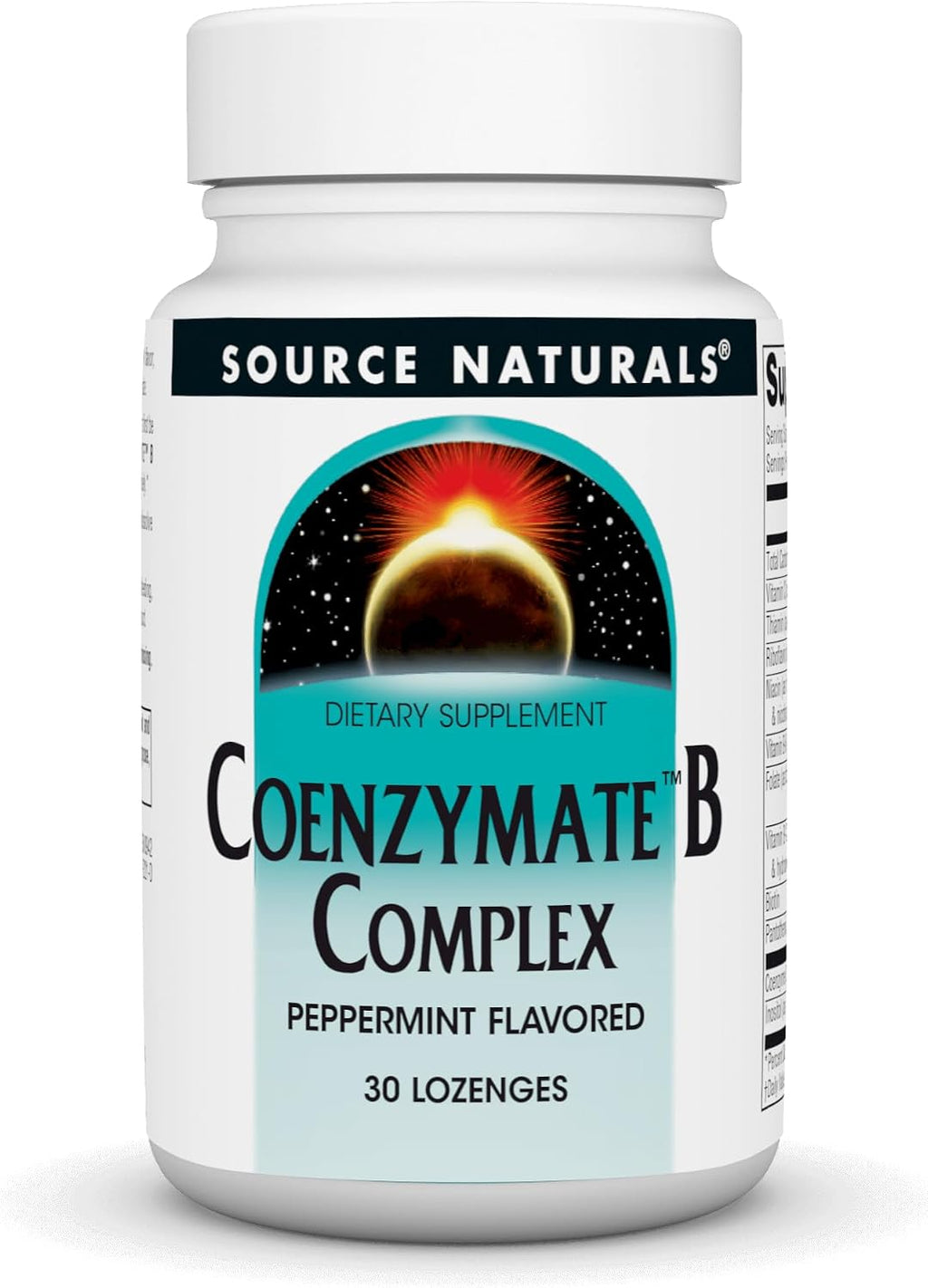 Source Naturals Coenzymate B Complex - 30 comprimidos bucales sabor menta