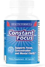 Constant Focus Brain Booster – Complemento Natural para la Salud Cerebral, Enfoque y Concentración (60 Comprimidos)