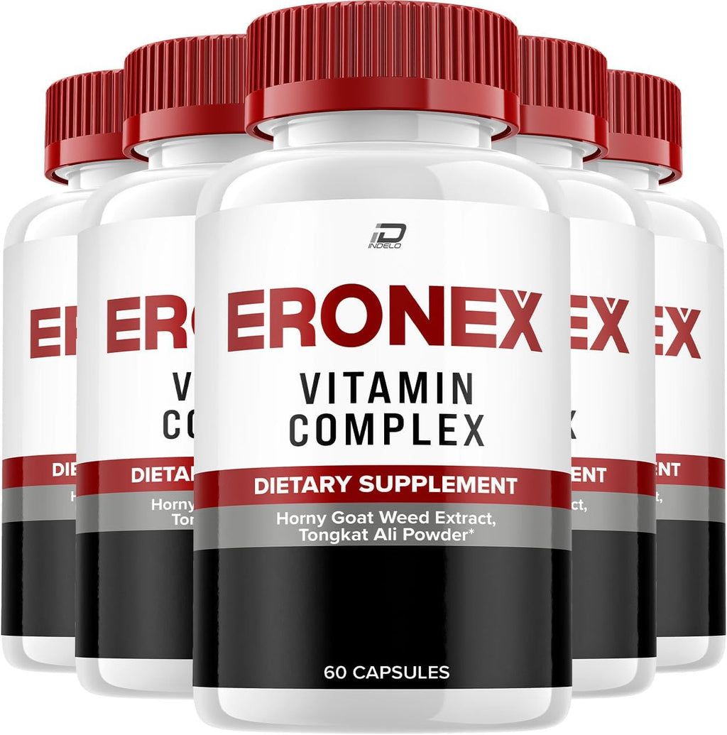 Eronex for Men Capsules - Complejo Multivitamínico (5 Pack - 300 Cápsulas)