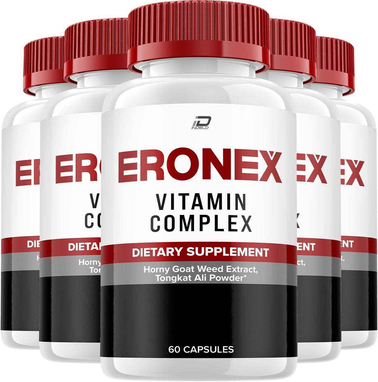 Eronex for Men Capsules - Complejo Multivitamínico (5 Pack - 300 Cápsulas)