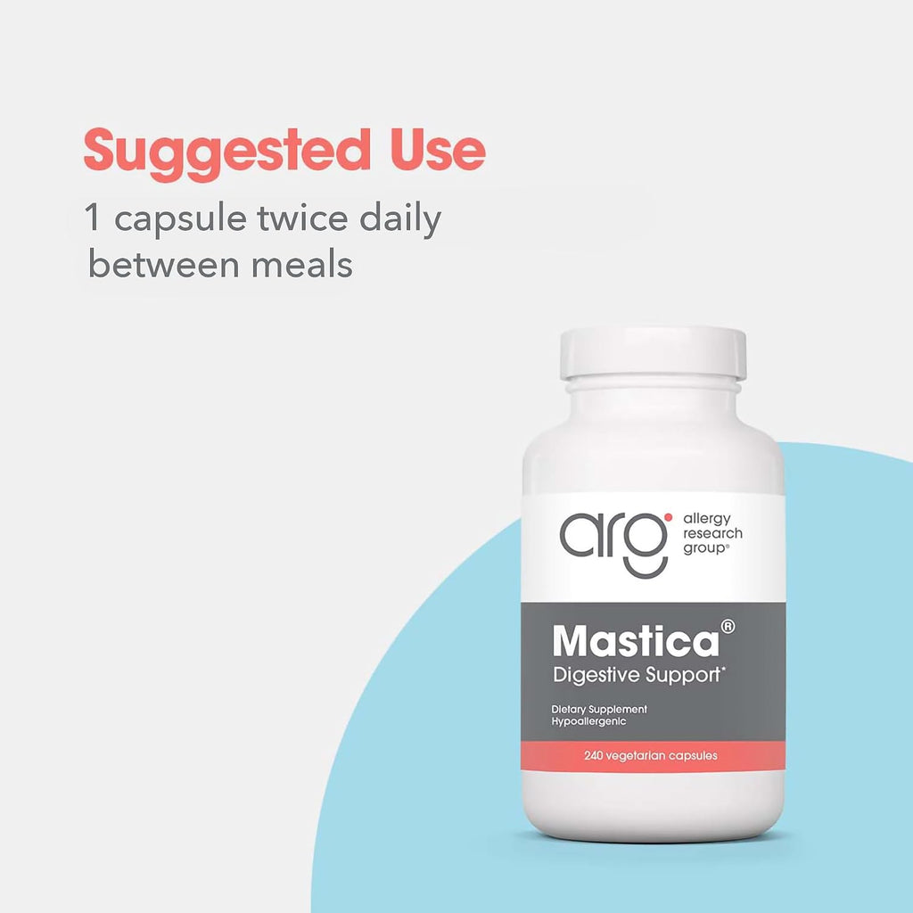 Allergy Research Group Mastica - Resina de Masilla de Quíos 1000 mg - 240 Cápsulas