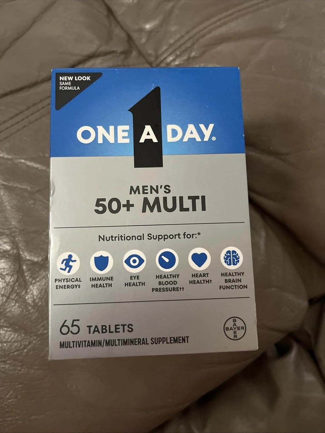 One A Day Men's 50+ Healthy Advantage Multivitamin - 65 tabletas