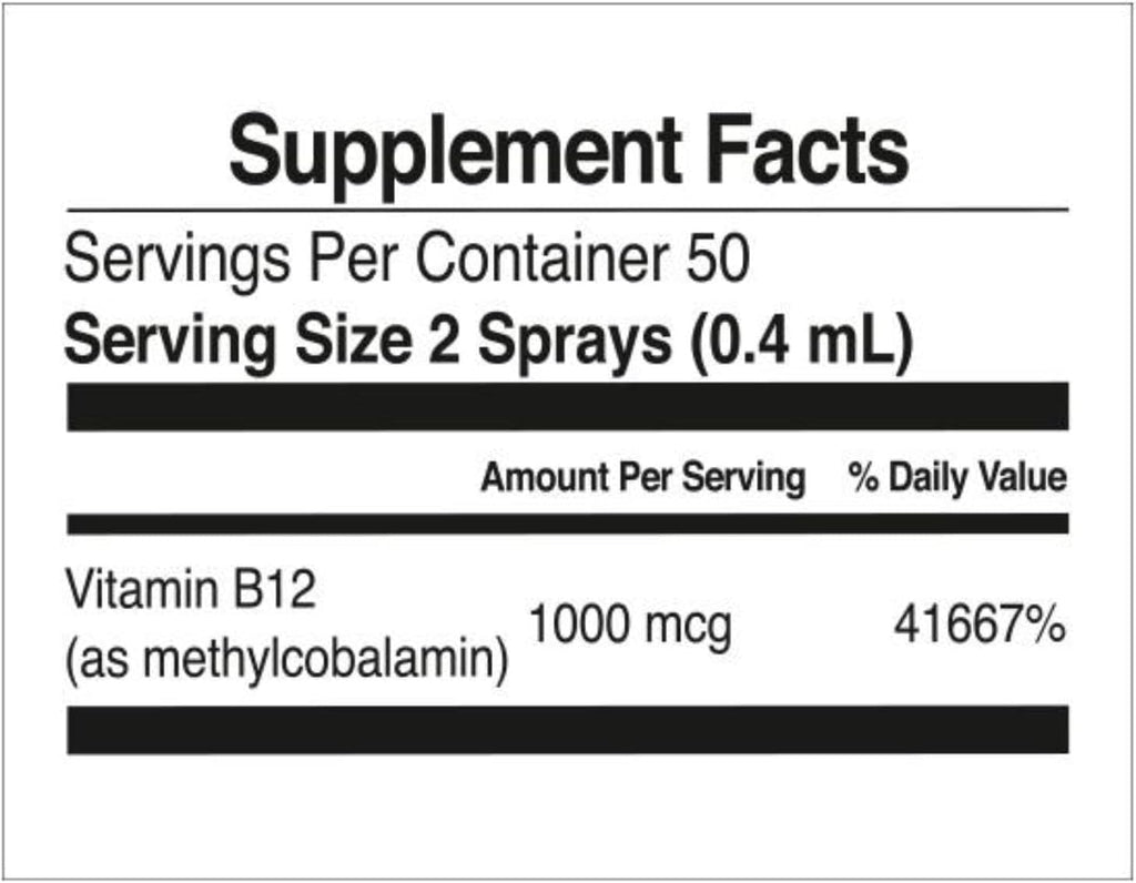 FARMASi Nutriplus Vitamina B12 Spray Sabor Fresa, Vegano, 20 ml