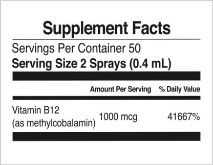 FARMASi Nutriplus Vitamina B12 Spray Sabor – Colabora en el metabolismo energético normal: Ayuda a convertir los – Image 2