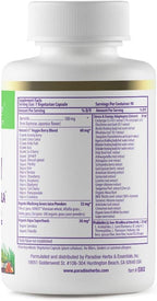 Paradise Herbs Earth's Blend Quercetina – Apoyo Inmunitario y Antioxidante con Probióticos y Adaptógenos, 90 Cápsulas Vegetarianas