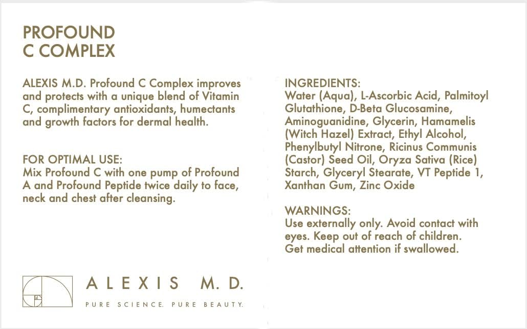Profound C Complex | 20% Vitamina C y Glutatión | 30ml