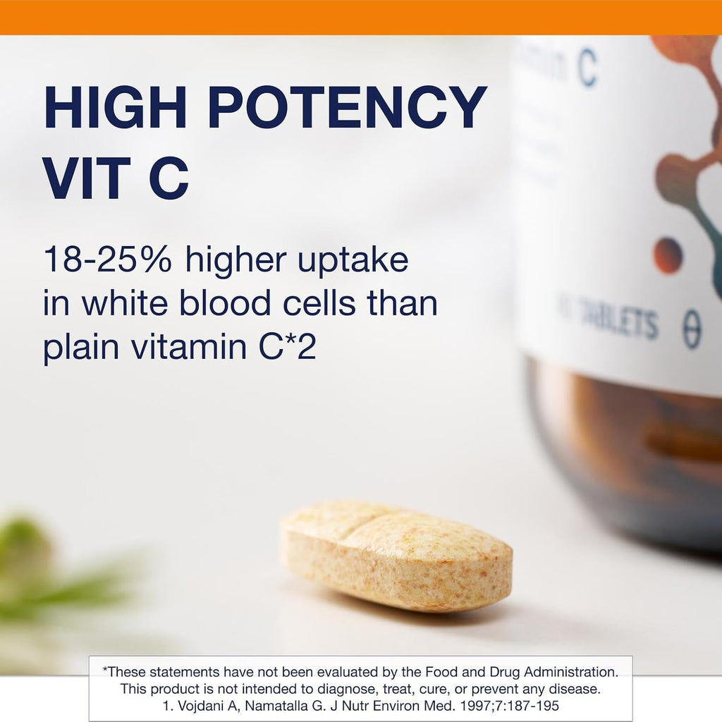 Metagenics Ultra Potent-C 500 - Buffered Vitamin C for Immune Support, Antioxidant Defense, and Collagen Formation - 90 Tablets