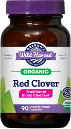 Trébol Rojo Orgánico en Cápsulas Veganas de Oregon's Wild Harvest
