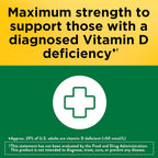Nature Made Vitamina D3 10000 UI (250 mcg) de Máxima Potencia, 60 Cápsulas Blandas - Pack de 2
