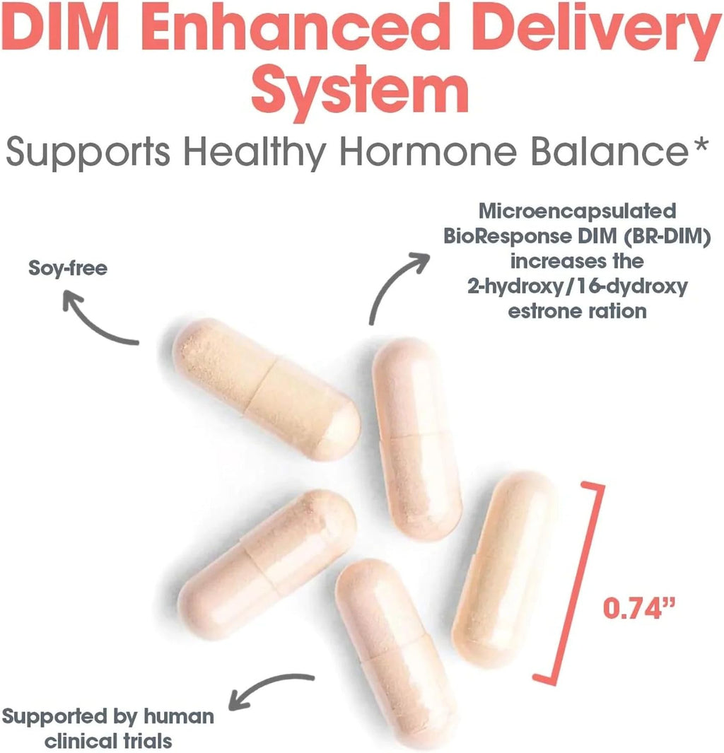 Nutricology IndoleGard - Complejo BioResponse DIM Diindolilmetano - Apoyo Metabolismo Estrógeno - 120 cápsulas